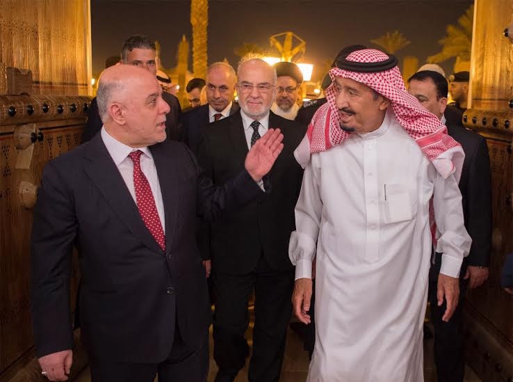 خادم الحرمين الشريفين يستقبل رئيس الوزراء العراقي